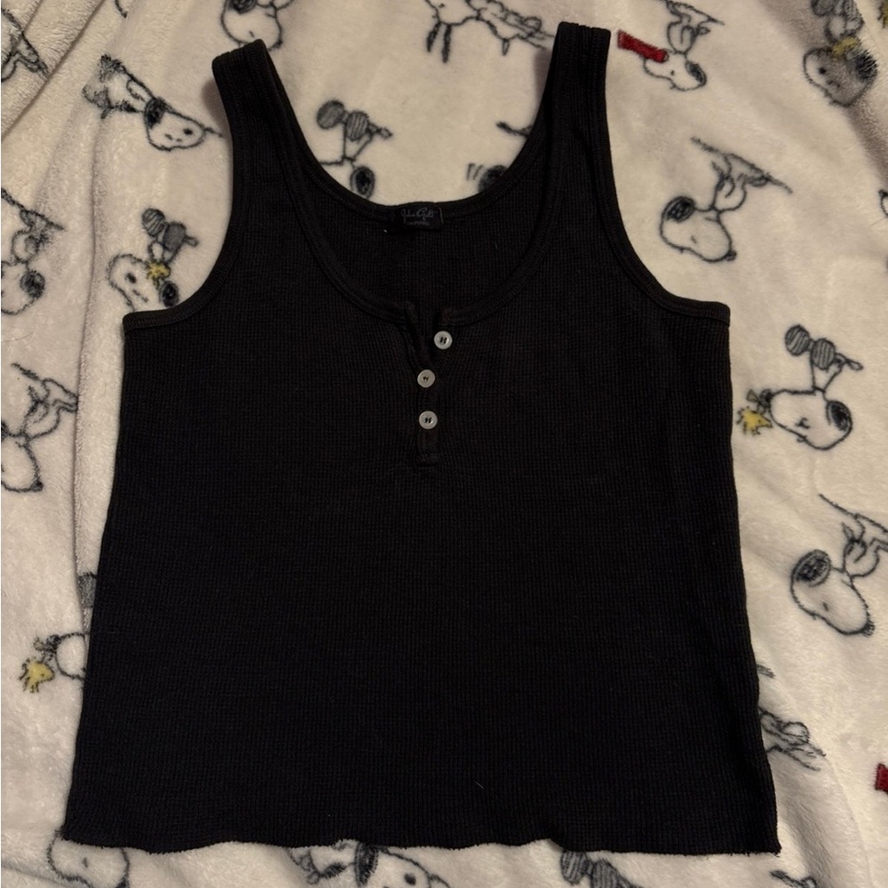 Brandy Melville Henley Tank Top